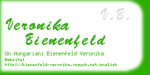 veronika bienenfeld business card